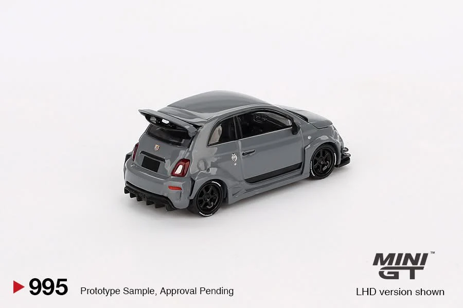 MINI GT 1/64 Abarth 595 LB-WORKS x Abas Works – Grey MGT00995-BL - Image 3