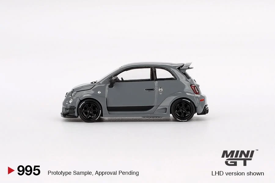 MINI GT 1/64 Abarth 595 LB-WORKS x Abas Works – Grey MGT00995-BL - Image 4