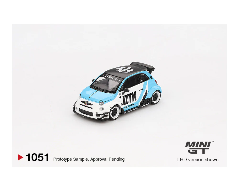 MINI GT 1/64 Abarth 595 LB-WORKS x Abas Works IZTK MGT01051-BL - Image 2