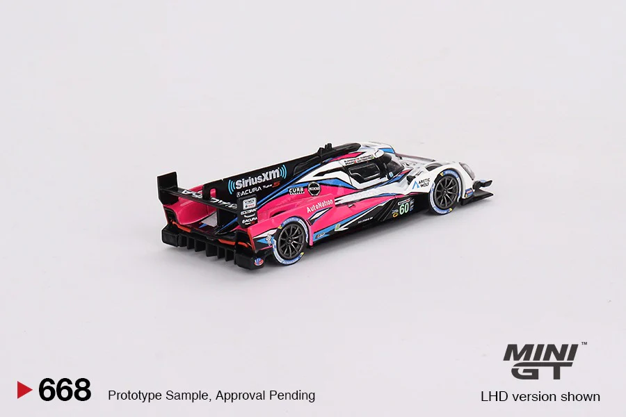 MINI GT 1/64 Acura ARX-06 GTP #60 Meyer Shank Racing 2023 IMSA Daytona 24 Hrs Winner MGT00668-L - Image 3