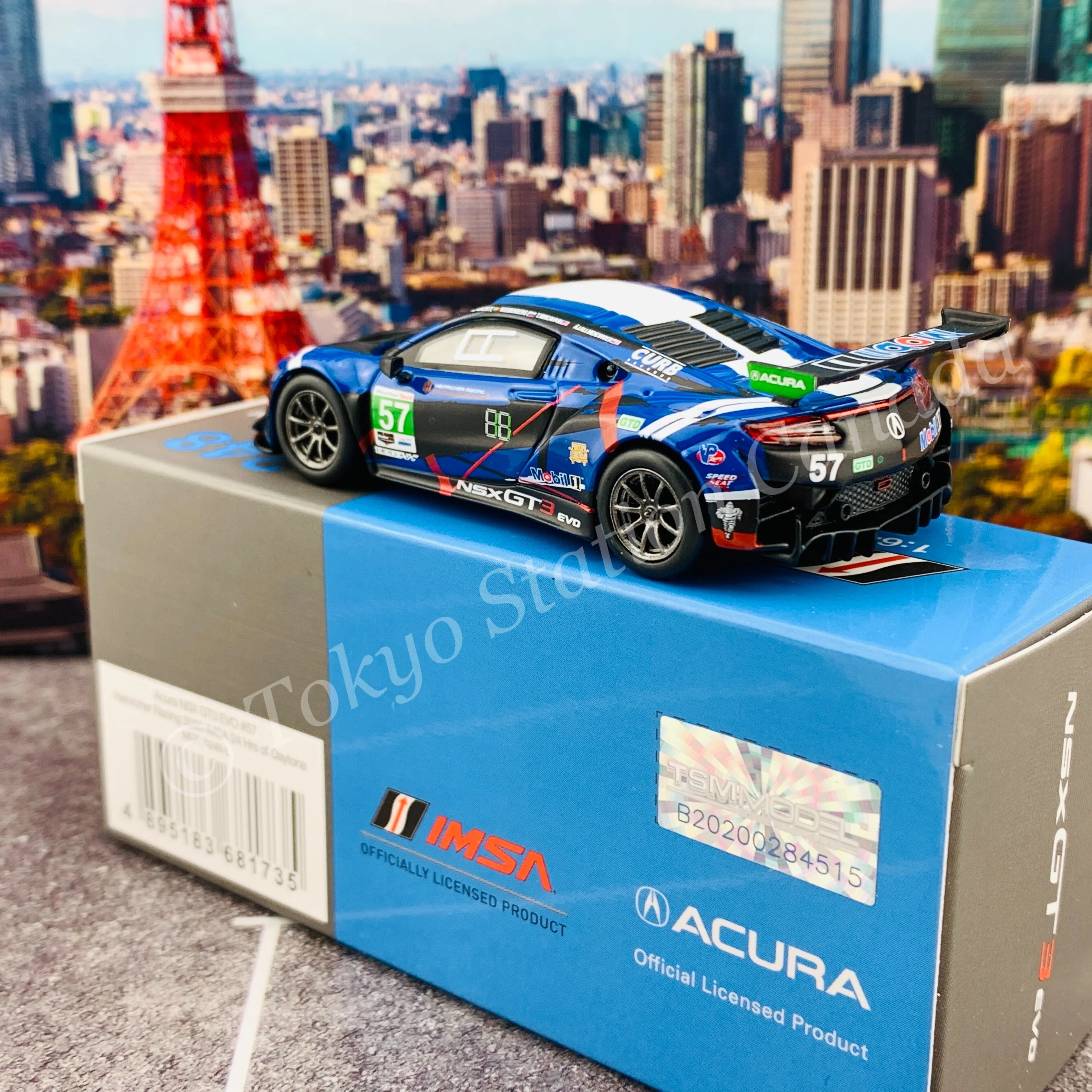 MINI GT 1/64 Acura NSX GT3 EVO #57 Heinricher Racing 2020 IMSA 24 Hrs of Daytona LHD MGT00248-L - Image 5
