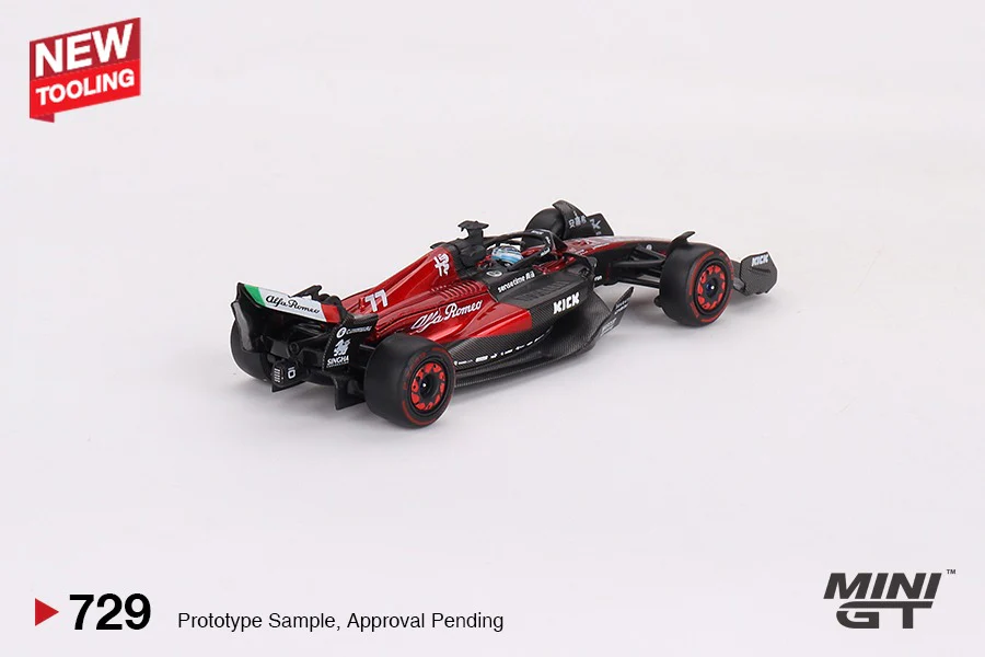 MINI GT 1/64 Alfa Romeo C43 #77  Valtteri Bottas  2023 F1 2023 Australian GP MGT00729-L - Image 2
