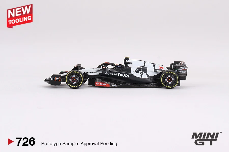 MINI GT 1/64 AlphaTauri AT04 #22 Yuki Tsunoda  2023 F1 2023 Australian GP MGT00726-L - Image 2