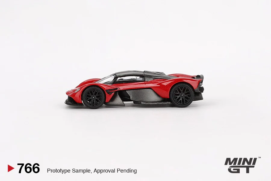 MINI GT 1/64 Aston Martin Valkyrie Hyper Red LHD MGT00766-L - Image 2