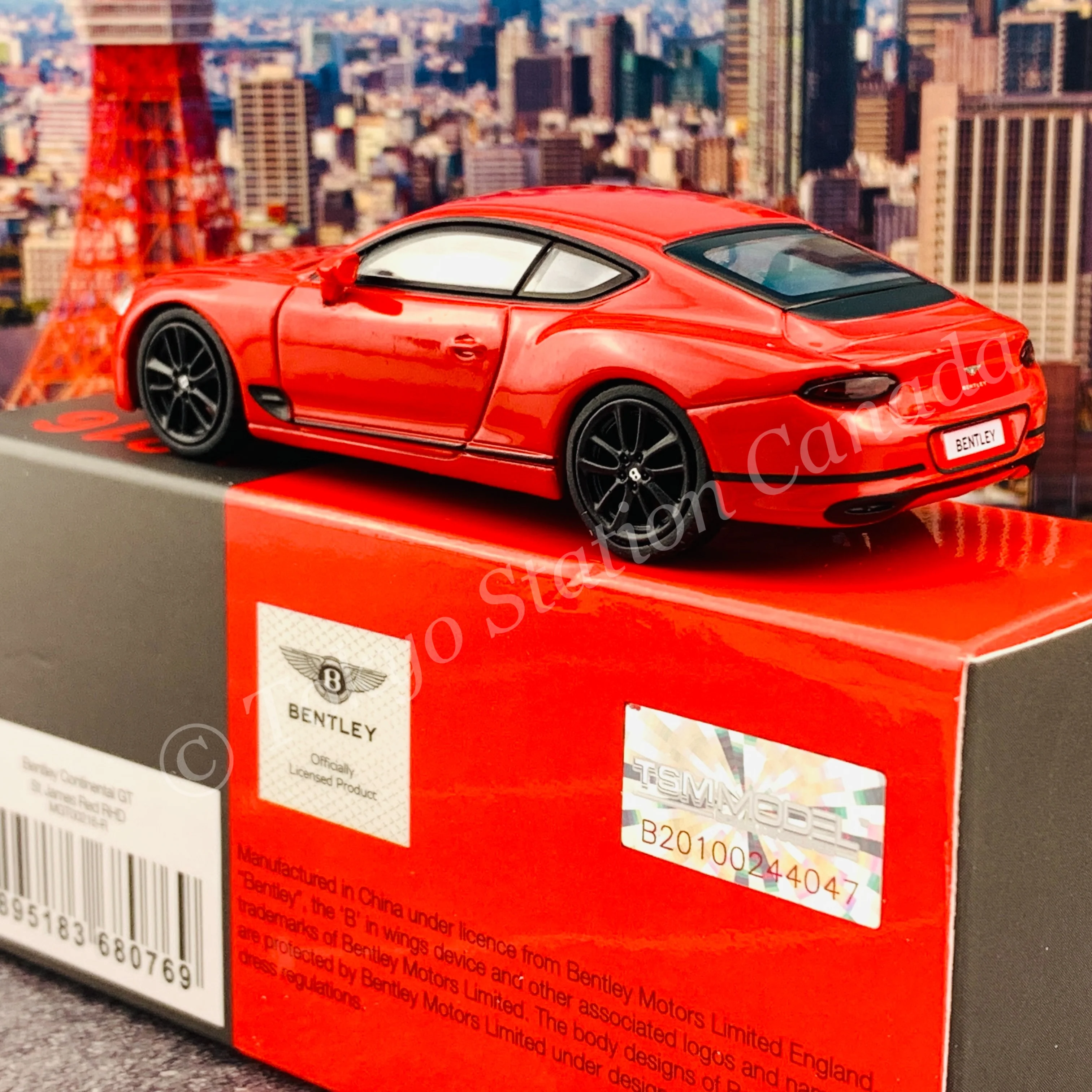 MINI GT 1/64 Bentley Continental GT St James Red RHD MGT00216-R - Image 4