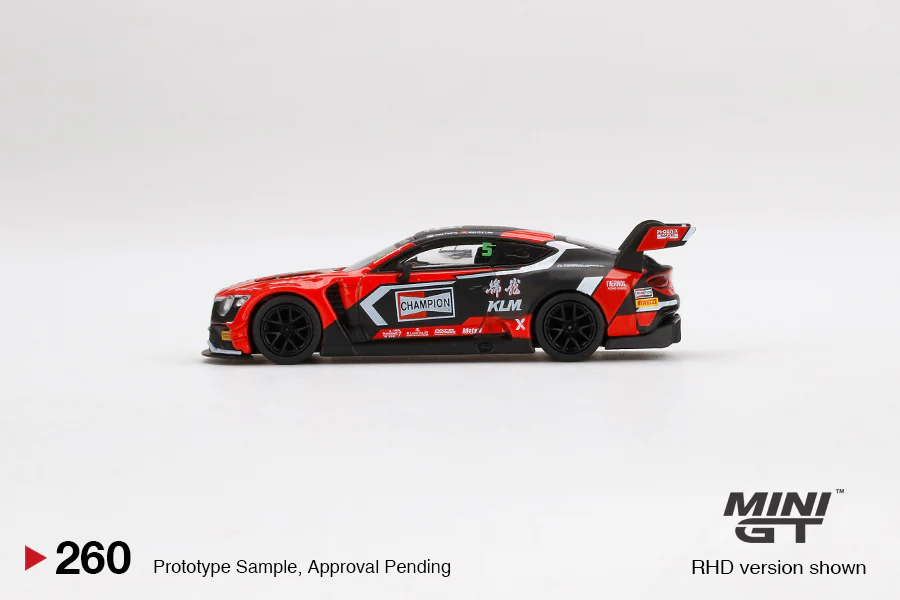 MINI GT 1/64 Bentley Continental GT3 #5  CHAMPION 2018 Blancpain GT Asia RHD MGT00260-R - Image 3