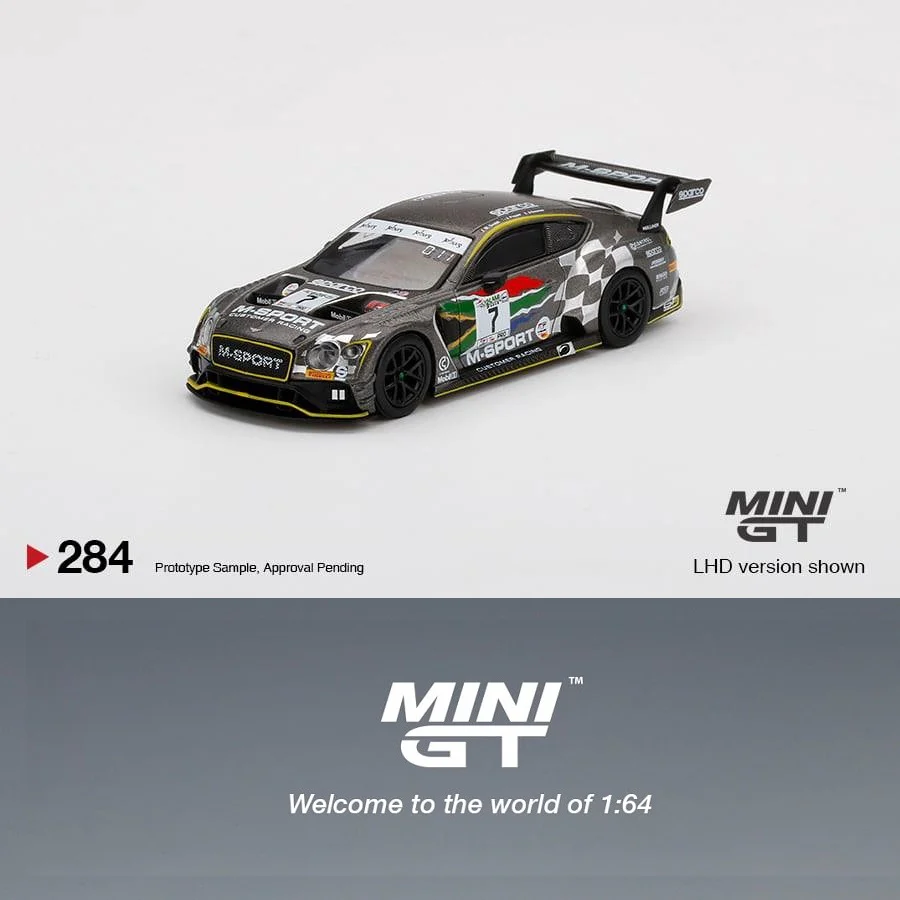 MINI GT 1/64 Bentley Continental GT3 #7 M-Sport 2020 Intercontinental GT Challenge Kyalami 9 Hrs RHD MGT00284-R - Image 5