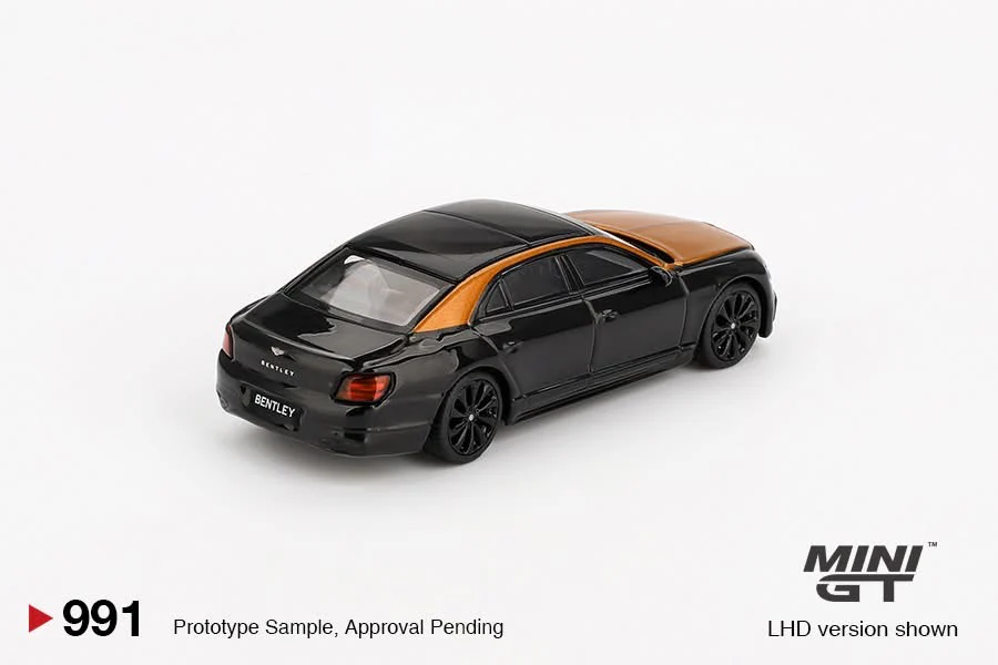 MINI GT 1/64 Bentley Flying Spur Orange Flame / Onyx MGT00991-BL - Image 2