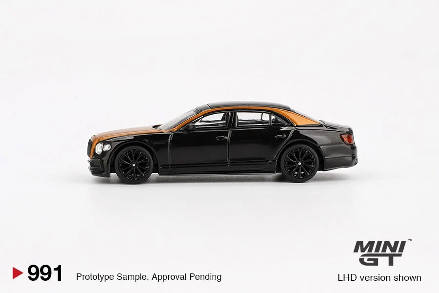 MINI GT 1/64 Bentley Flying Spur Orange Flame / Onyx MGT00991-BL - Image 3