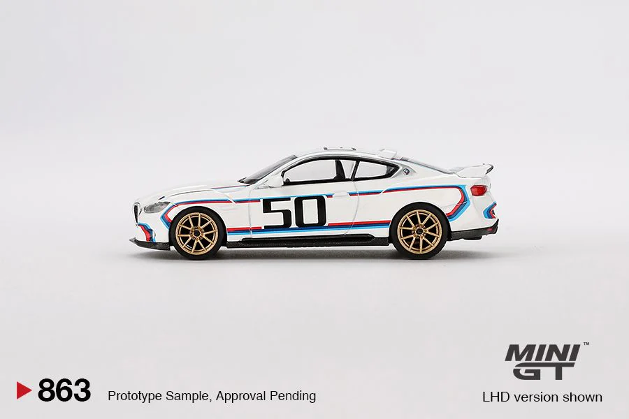 MINI GT 1/64 BMW 3.0 CSL White MGT00863-L - Image 2