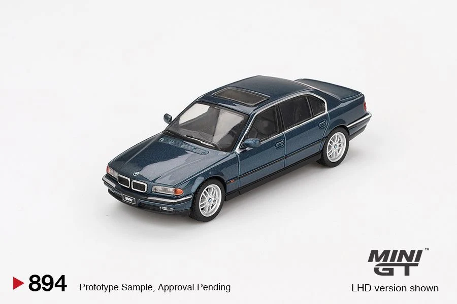 MINI GT 1/64 BMW 750IL Sorrento Blue Metallic MGT00894-L - Image 2