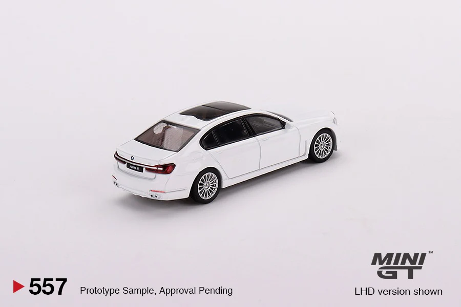 MINI GT 1/64 BMW Alpina B7 xDrive Alpine White LHD MGT00557-L - Image 3