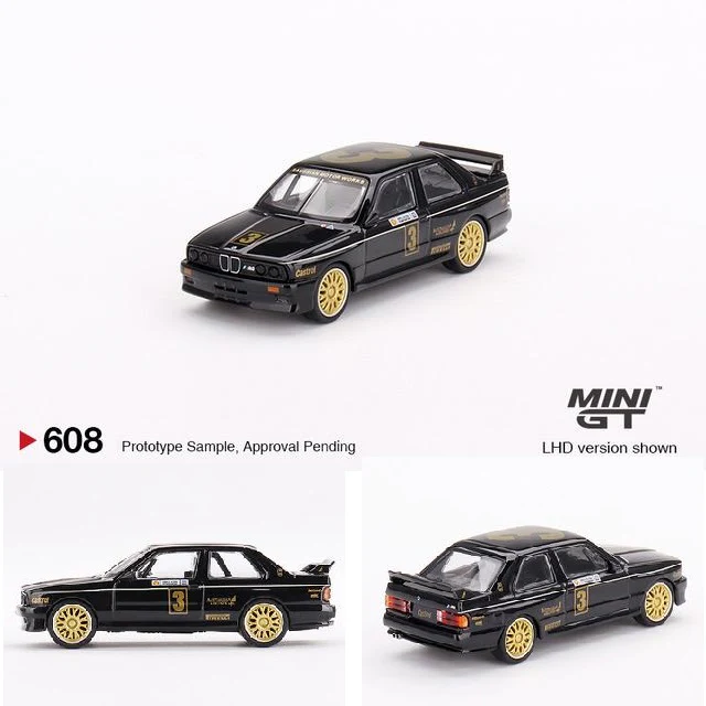 MINI GT 1/64 BMW M3 #3 JPS Team BMW 1987 ATCC Championship Winner - Australia Exclusive MGT00608-L