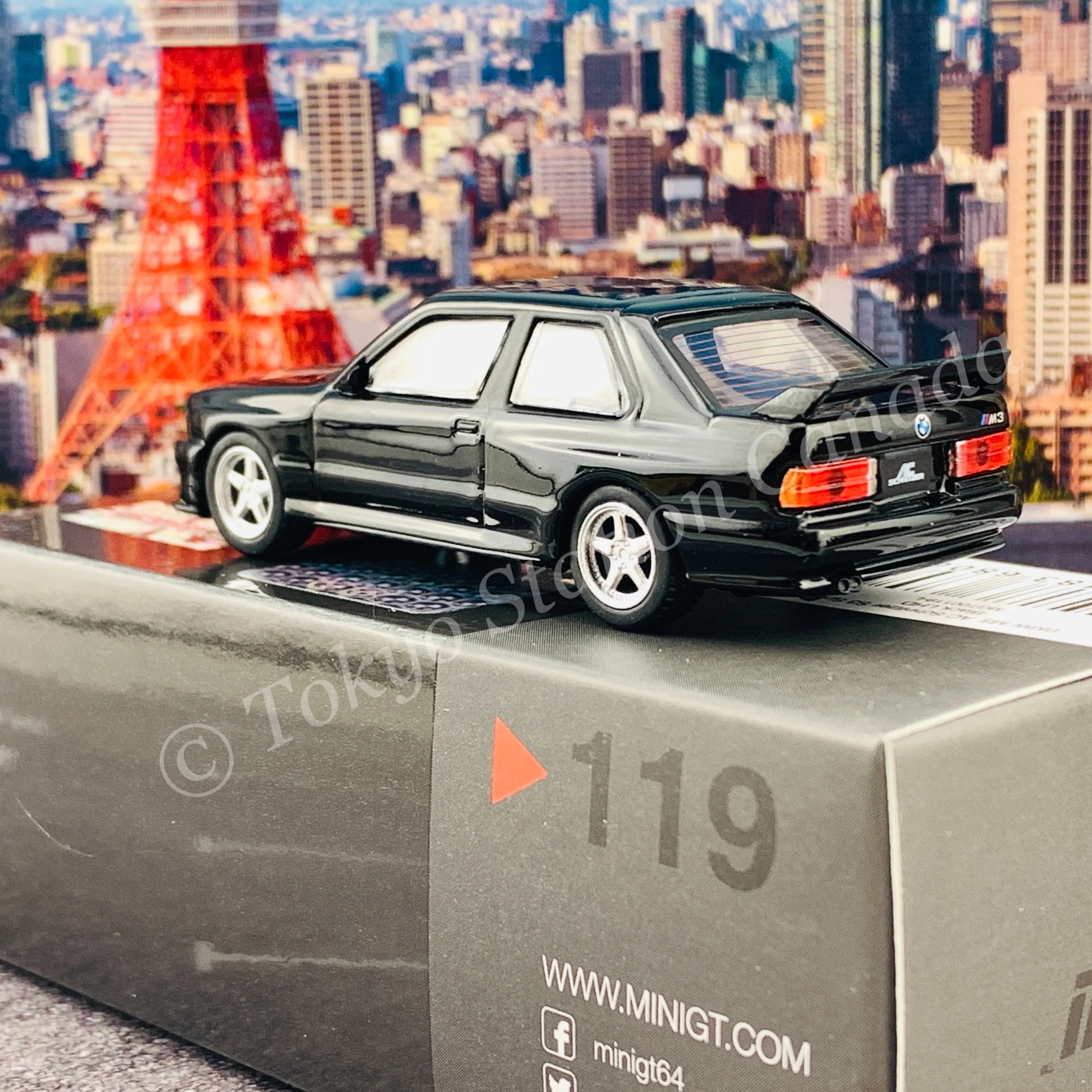 MINI GT 1/64 BMW M3 AC Schnitzer S3 Sport Black LHD MGT00119-L - Image 4