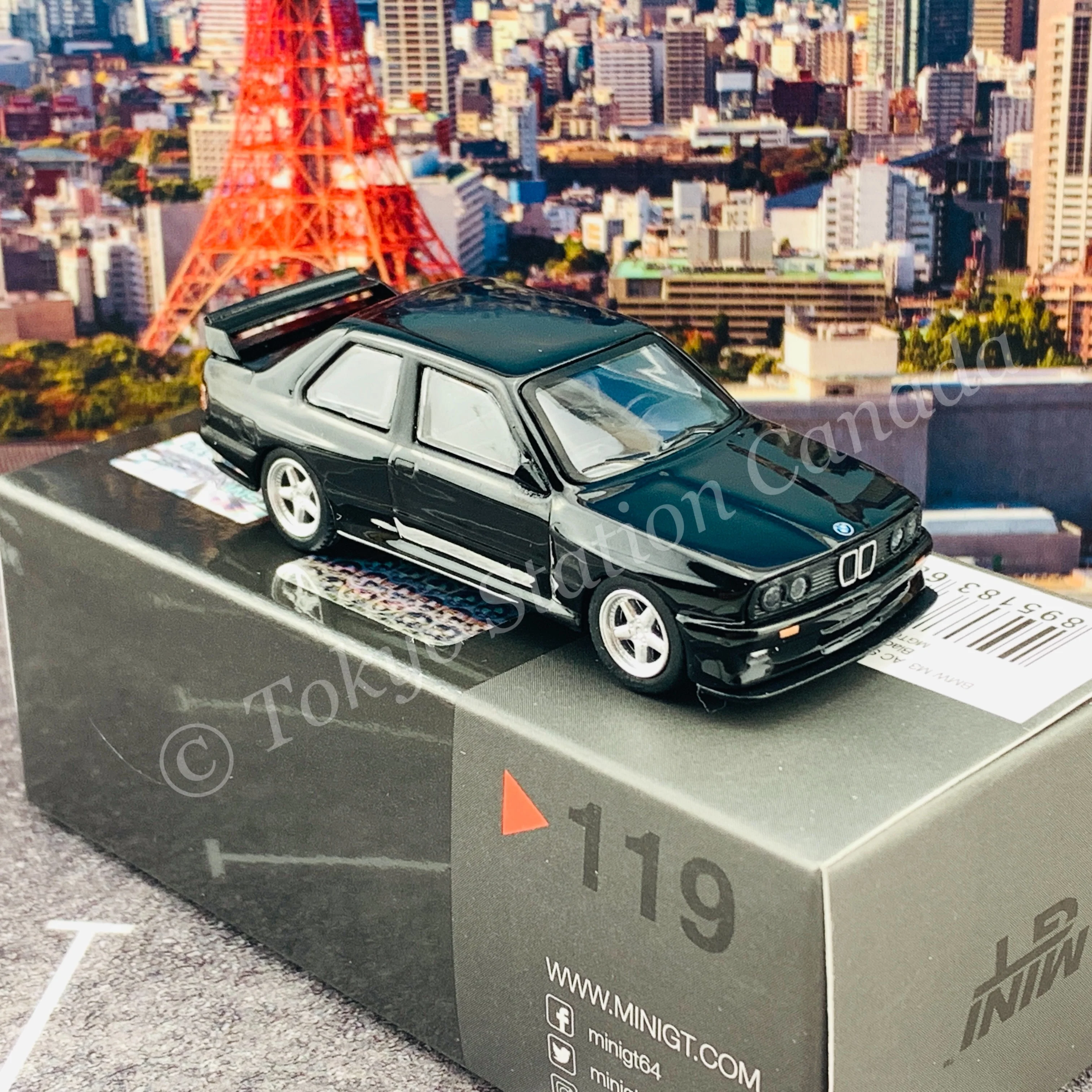 MINI GT 1/64 BMW M3 AC Schnitzer S3 Sport Black LHD MGT00119-L - Image 5