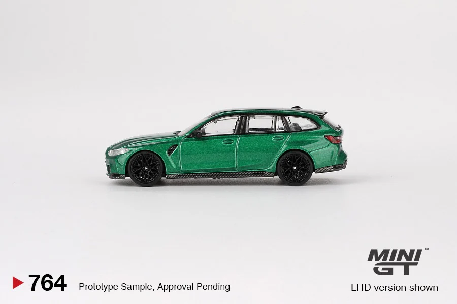 MINI GT 1/64 BMW M3 Competition Touring Isle of Man Green Metallic MGT00764-L - Image 2