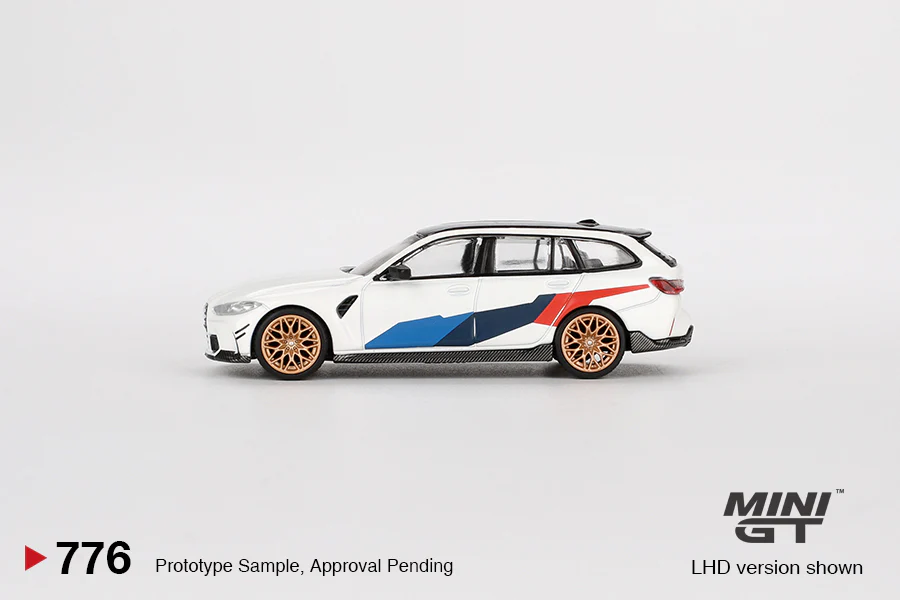 MINI GT 1/64 BMW M3 M Performance Touring Alpine White LHD MGT00776-L - Image 2