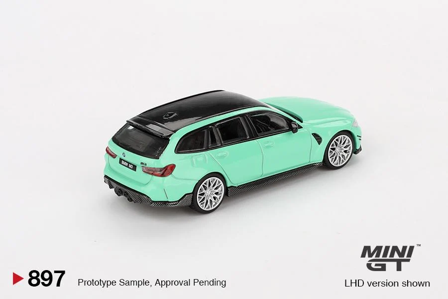 MINI GT 1/64 BMW M3 M Performance Touring Mint Green MGT00897-L - Image 3