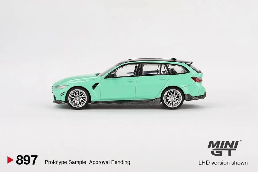 MINI GT 1/64 BMW M3 M Performance Touring Mint Green MGT00897-L - Image 4