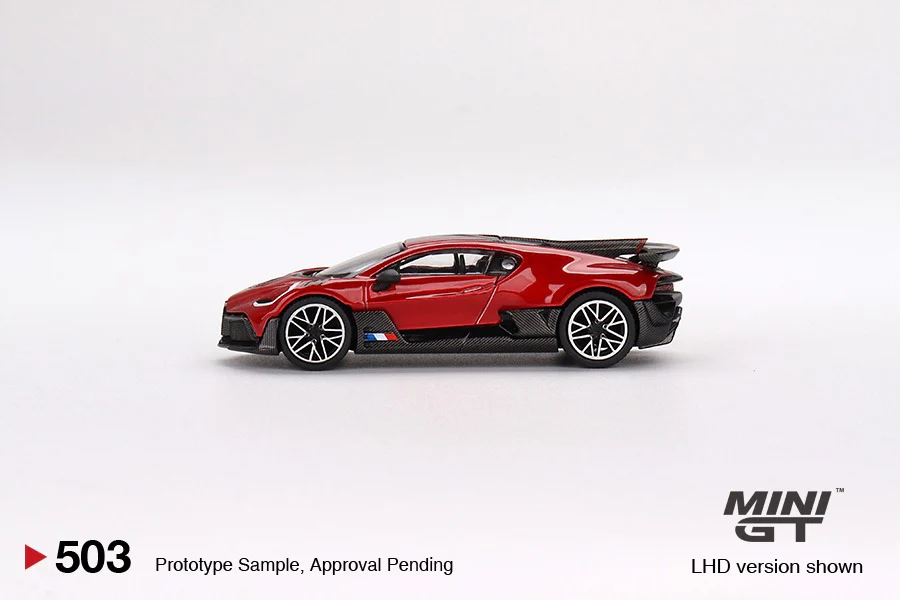 MINI GT 1/64 Bugatti Divo Red Metallic LHD MGT00503-L - Image 2