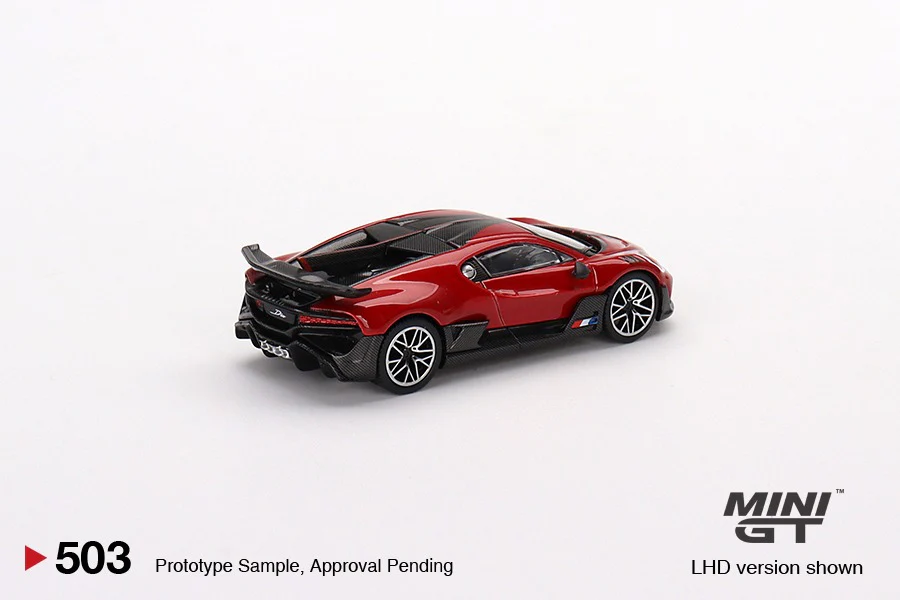 MINI GT 1/64 Bugatti Divo Red Metallic LHD MGT00503-L - Image 3