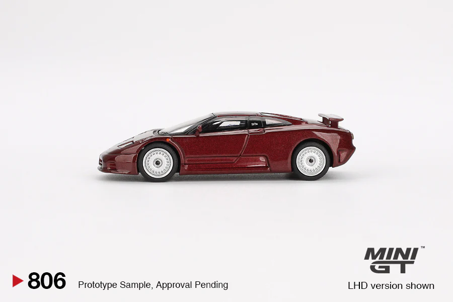 MINI GT 1/64 Bugatti EB110 GT Dark Red Metallic MGT00806-L - Image 2