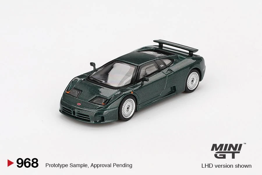MINI GT 1/64 Bugatti EB110 GT Verde Scuro MGT00968-BL - Image 2