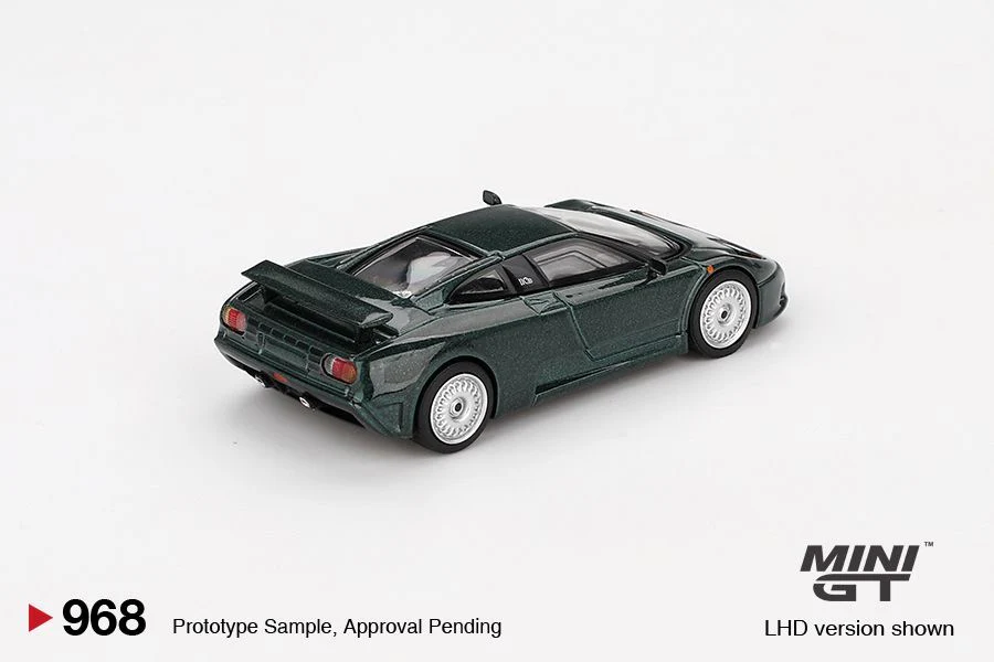 MINI GT 1/64 Bugatti EB110 GT Verde Scuro MGT00968-BL - Image 3