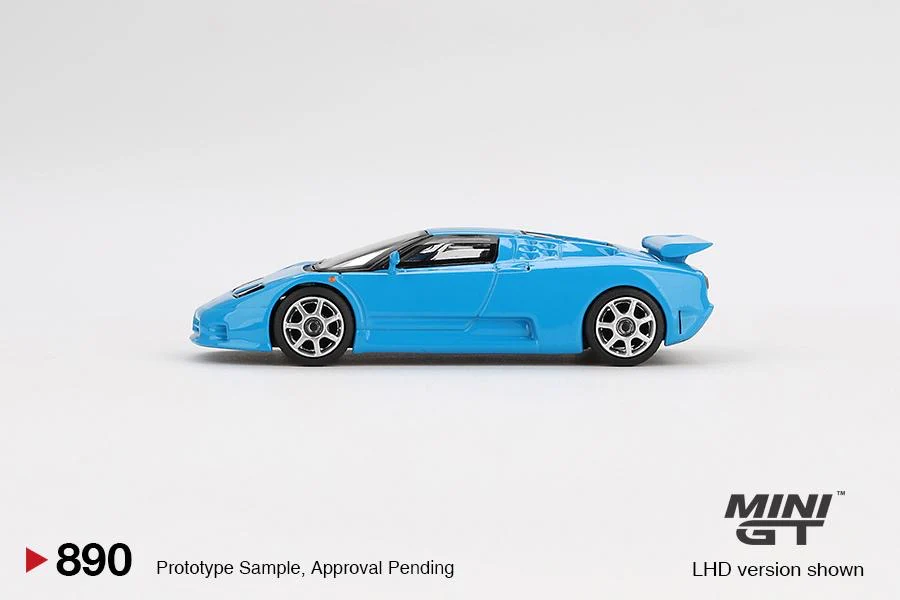 MINI GT 1/64 Bugatti EB110 Super Sport  Blu  Bugatti MGT00890-BL - Image 2