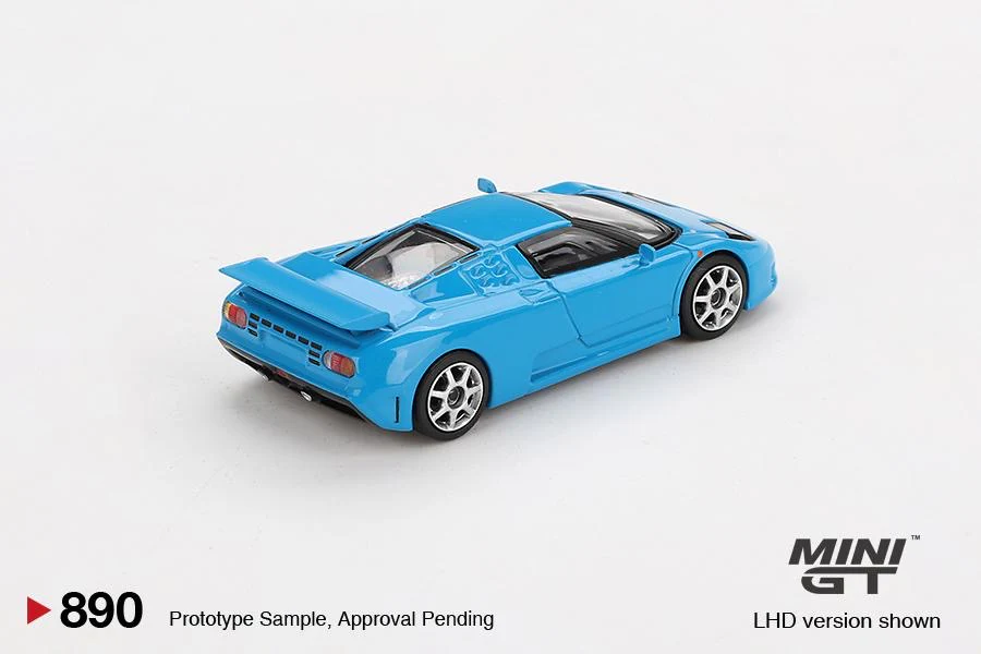 MINI GT 1/64 Bugatti EB110 Super Sport  Blu  Bugatti MGT00890-BL - Image 3