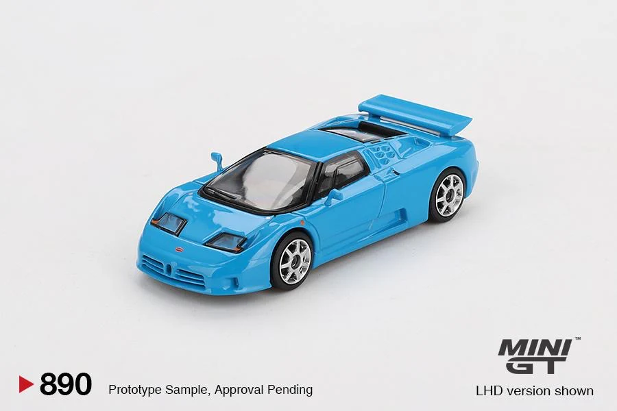 MINI GT 1/64 Bugatti EB110 Super Sport  Blu  Bugatti MGT00890-BL - Image 4
