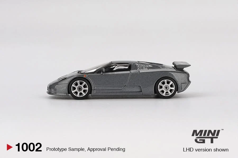 MINI GT 1/64 Bugatti EB110 Super Sport Grigio Scuro MGT01002-BL - Image 2