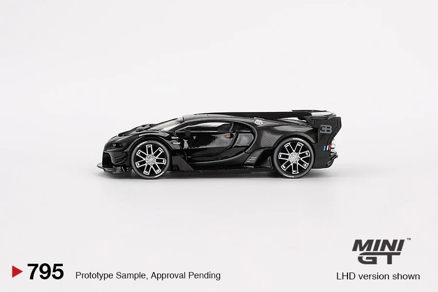 MINI GT 1/64 Bugatti Vision Gran Turismo Black  MGT00795-L - Image 2
