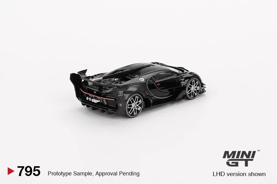 MINI GT 1/64 Bugatti Vision Gran Turismo Black  MGT00795-L - Image 3