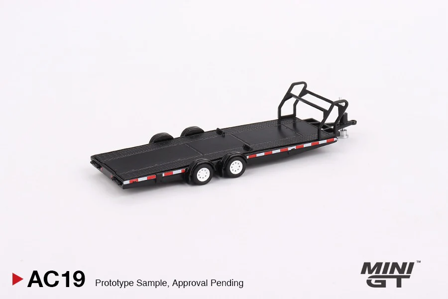 MINI GT 1/64 Car Hauler Trailer Type B Black MGTAC19 - Image 5