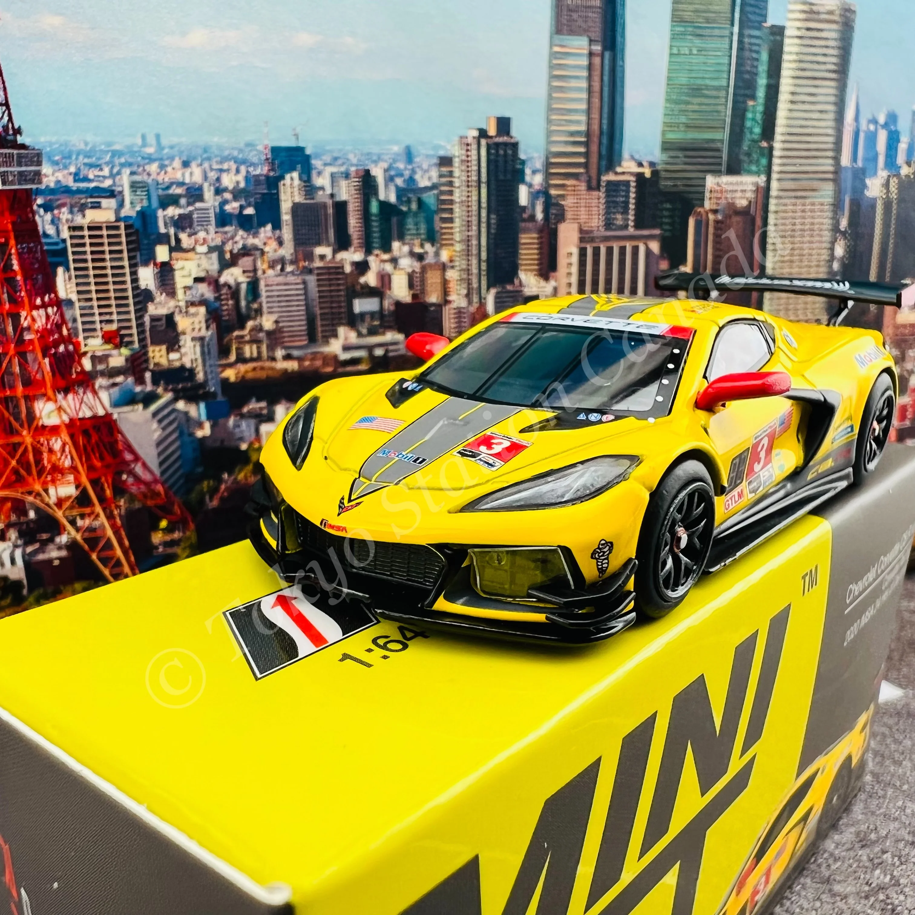 MINI GT 1/64 Chevrolet Corvette C8.R #3  2020 IMSA 24 Hrs of Daytona LHD MGT00253-L - Image 2