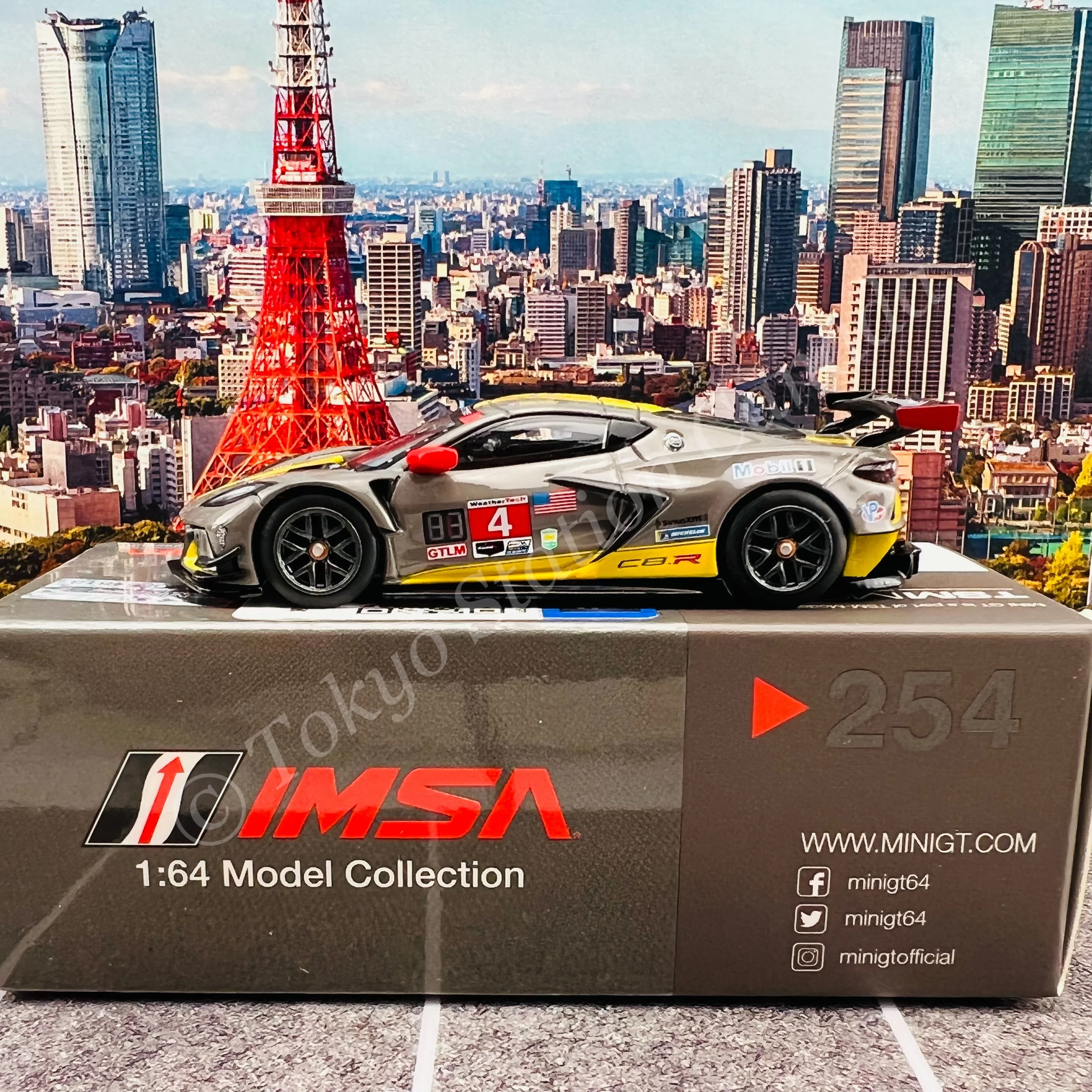 MINI GT 1/64 Chevrolet Corvette C8.R #4  2020 IMSA 24 Hrs of Daytona LHD MGT00254-L - Image 3