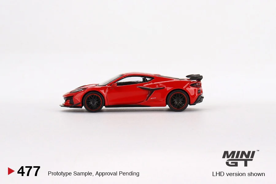MINI GT 1/64 Chevrolet Corvette Z06 2023 Torch Red LHD MGT00477-L - Image 2