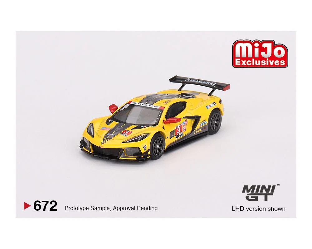 MINI GT 1/64 Corvette Racing C8.R Racing Transporter Set MGTS0009 - Image 2