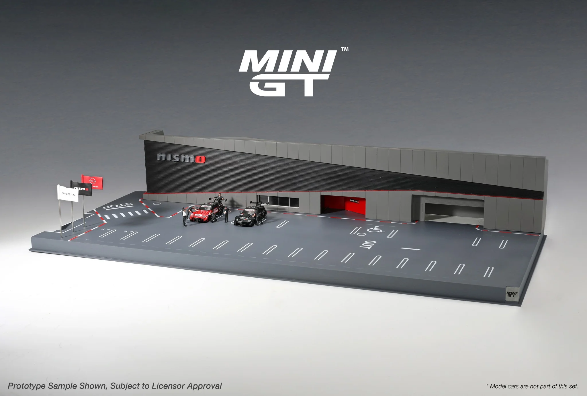 MINI GT 1/64 Diorama NISSAN MOTORSPORTS & CUSTOMIZING CO.,LTD. NISMO OPERATION MGTAC34 - Image 2