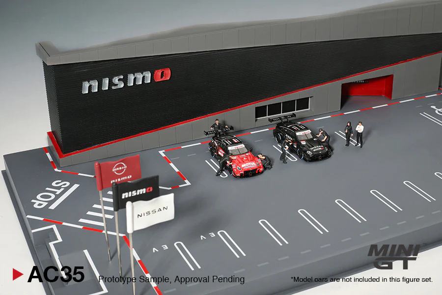 MINI GT 1/64 Diorama NISSAN MOTORSPORTS & CUSTOMIZING CO.,LTD. NISMO OPERATION MGTAC34 - Image 3