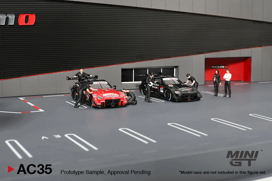 MINI GT 1/64 Diorama NISSAN MOTORSPORTS & CUSTOMIZING CO.,LTD. NISMO OPERATION MGTAC34 - Image 4