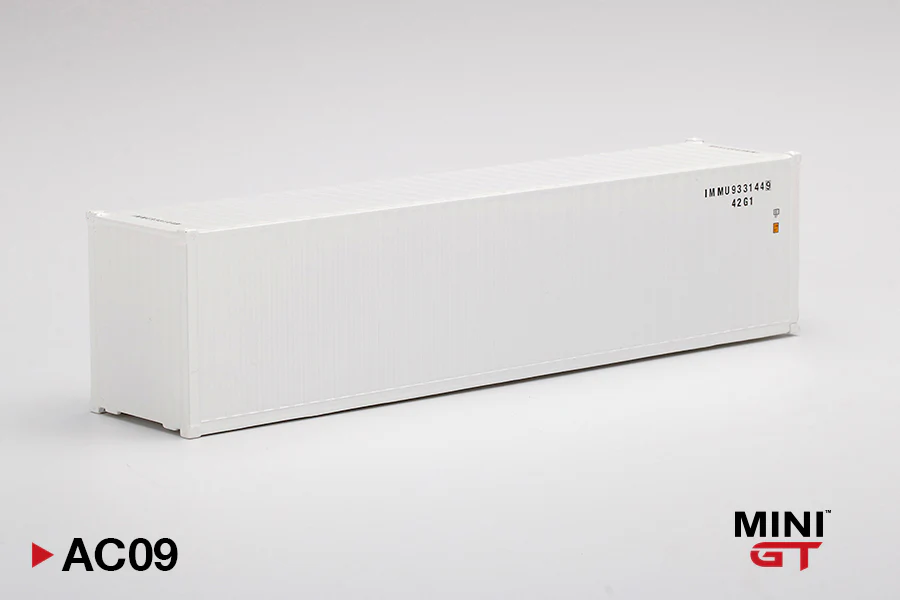 MINI GT 1/64 Dry Container 40' White MGTAC09 - Image 2