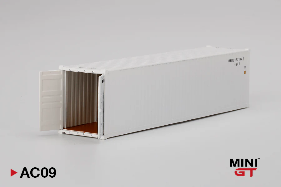 MINI GT 1/64 Dry Container 40' White MGTAC09 - Image 3