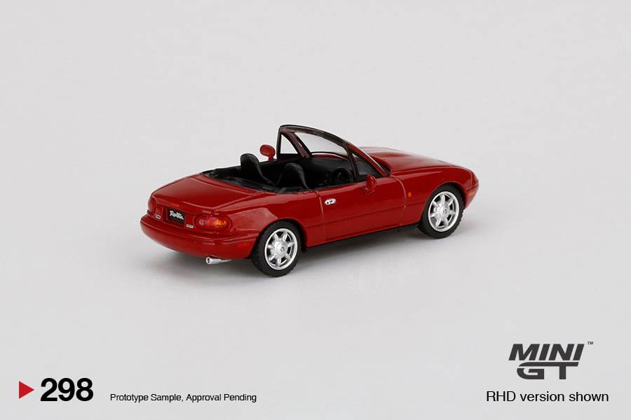 MINI GT 1/64 Eunos Roadster Classic Red RHD MGT00298-R - Image 2