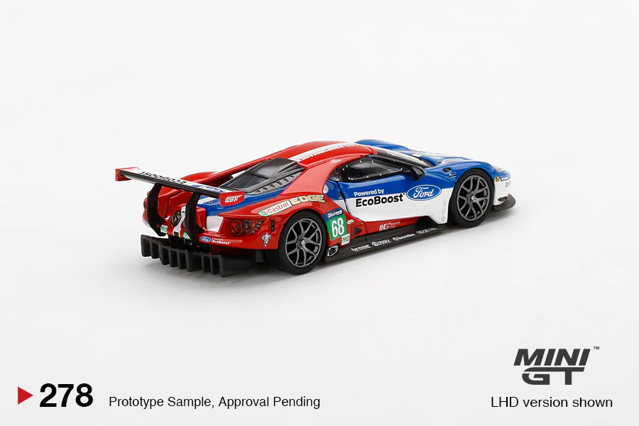 MINI GT 1/64 Ford GT LMGTE PRO #68   2016 24 Hrs of Le Mans Class Winner Ford Chip Ganassi Team USA LHD MGT00278-L - Image 3