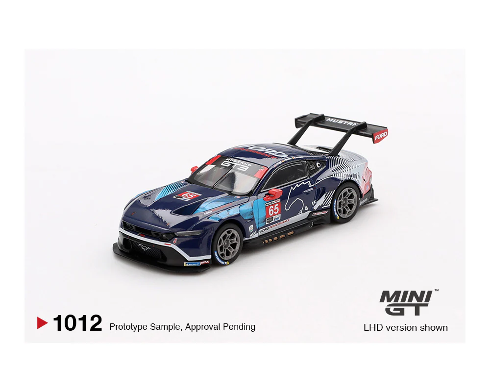PREORDER MINI GT 1/64 Ford Mustang GT3 #65 Ford Multimatic Motorsports 2024 IMSA Daytona 24 Hrs MGT01012-BL (Approx. Release Date : Q3 2025 subject to manufacturer's final decision) - Image 2