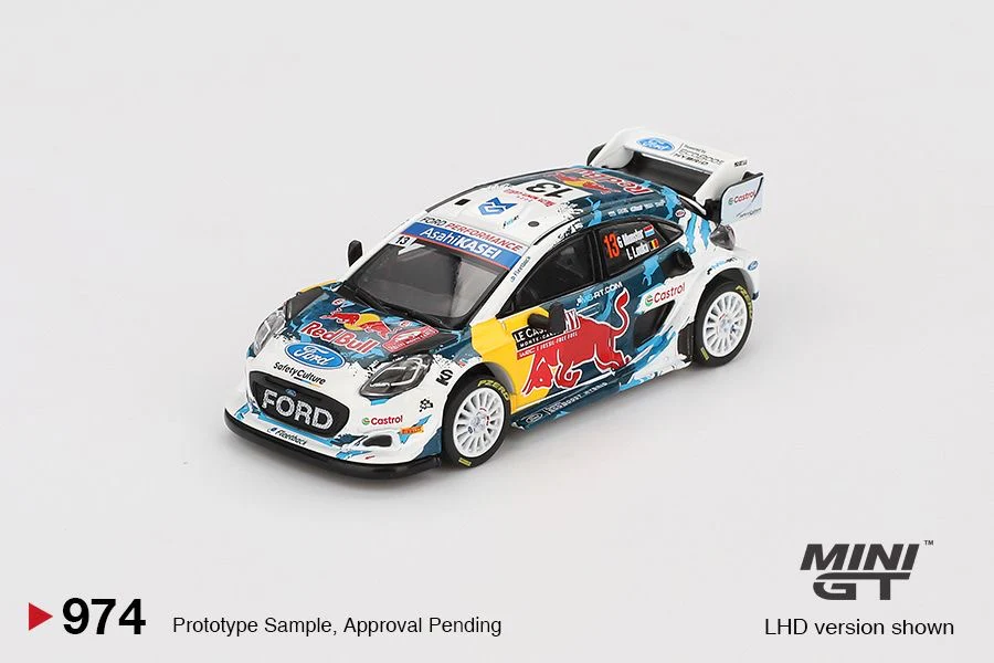 PREORDER MINI GT 1/64 Ford Puma Rally1 #13 M-Sport Ford WRT 2024 Rally Monte Carlo  MGT00974-L (Approx. Release Date : Q2 2025 subject to manufacturer's final decision) - Image 2