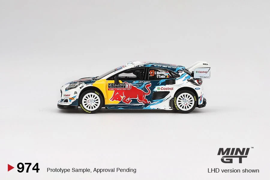 PREORDER MINI GT 1/64 Ford Puma Rally1 #13 M-Sport Ford WRT 2024 Rally Monte Carlo  MGT00974-L (Approx. Release Date : Q2 2025 subject to manufacturer's final decision) - Image 4