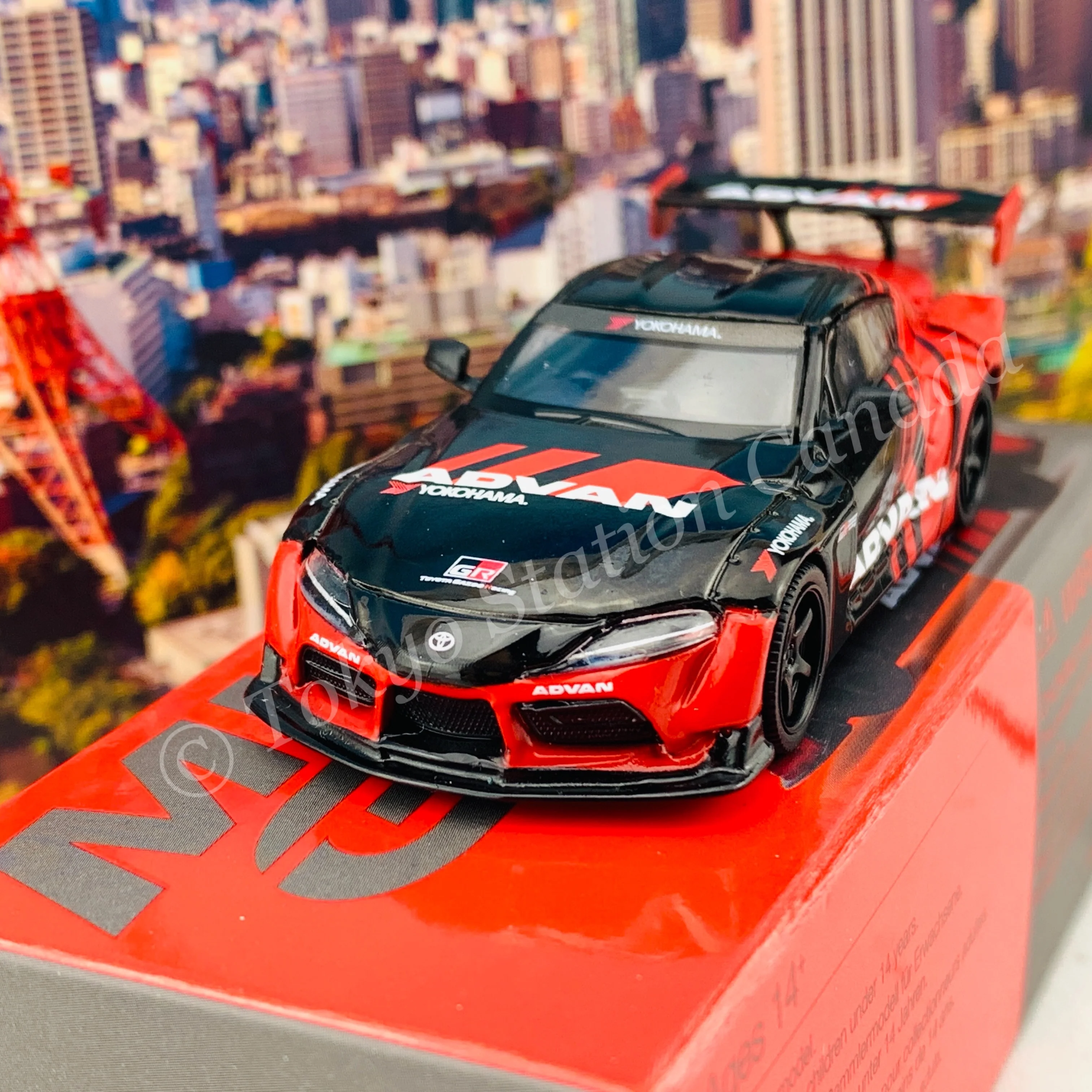 MINI GT 1/64 HKS ADVAN GR Supra RHD MGT00206-R - Image 3